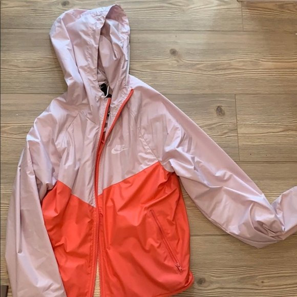 NWT NIKE windbreaker orange and pink - Picture 4 of 6